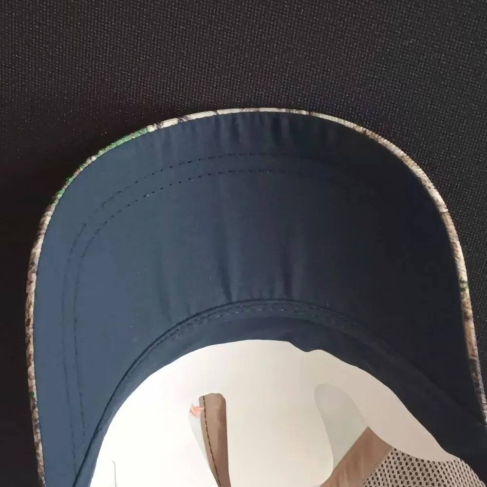 Realtree Camo Hat with Green Camo on Brim
